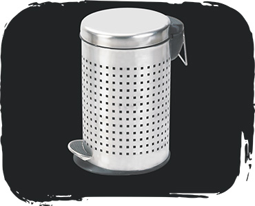 Perforated Dust Bin Foot Operate